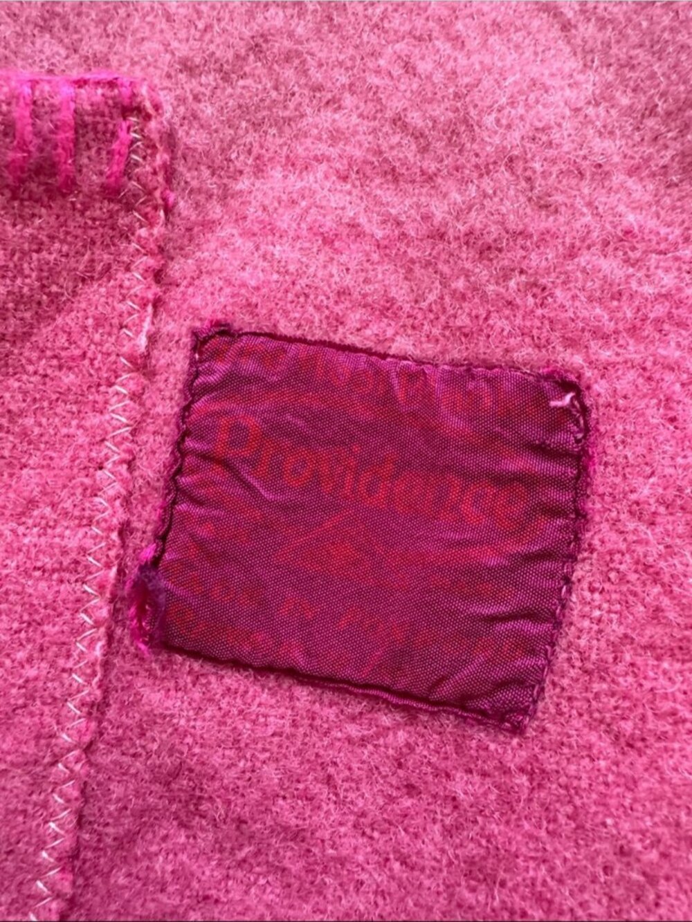Pink Open Front Wool Jacket - Picture 5 of 7
